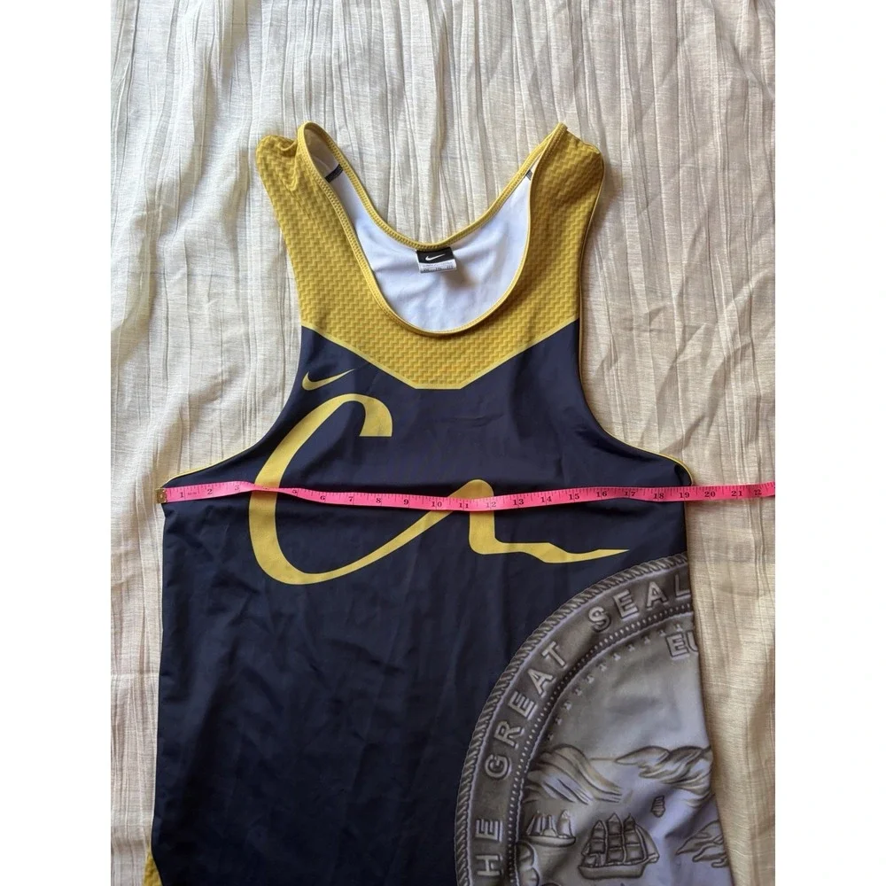 Nike CA USA Wrestling Singlet Women's XXL Navy Gold State Seal Fargo Team